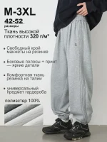 Спортивные брюки мужские джоггеры Серые — Диагональ — изображение 2