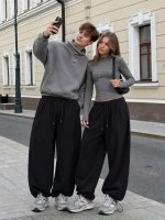 Спортивные брюки мужские джоггеры Чёрные — Диагональ — изображение 10