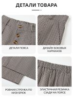 Брюки женские широкого кроя Хаки — Диагональ — изображение 7